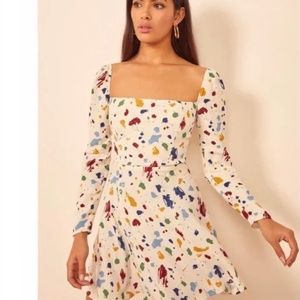 NWOT Reformation Sidecar Dress in Painted Lady size 6